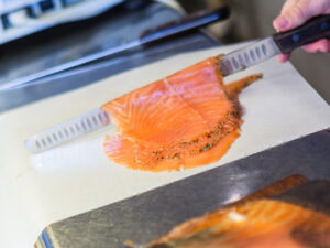 Gravad lax i skivor