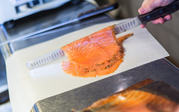 Gravad lax i skivor